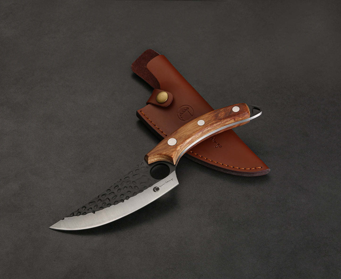 IZUMI ICHIAGO Outdoor Küchenmesser , Griff aus Rosenholz