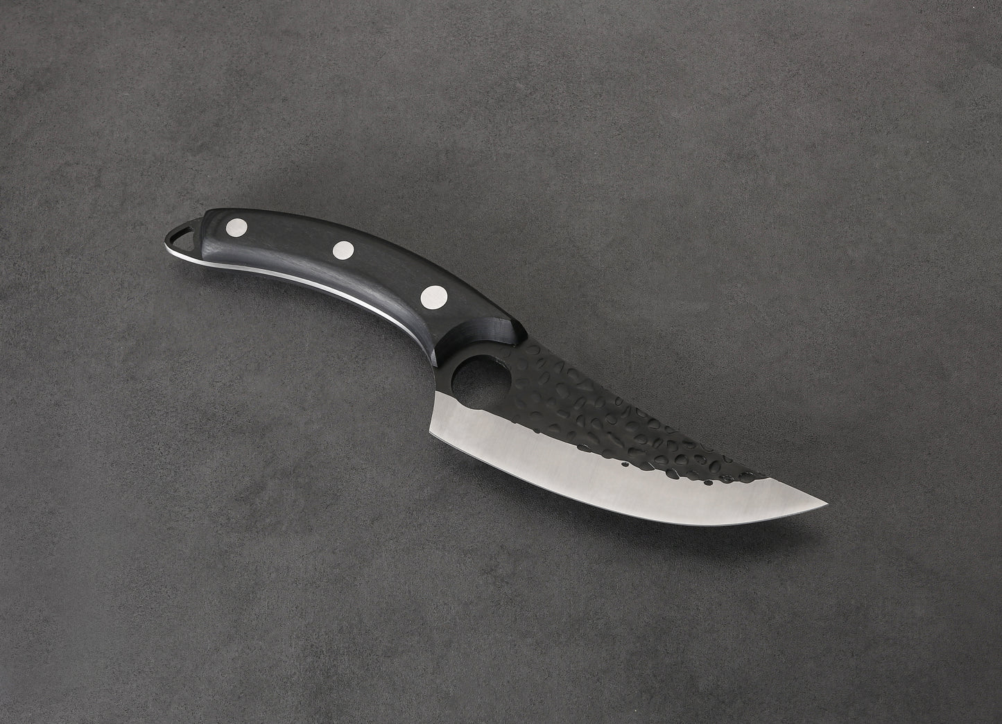 IZUMI ICHIAGO Outdoor Küchenmesser , Griff aus schwarzen Pakkaholz