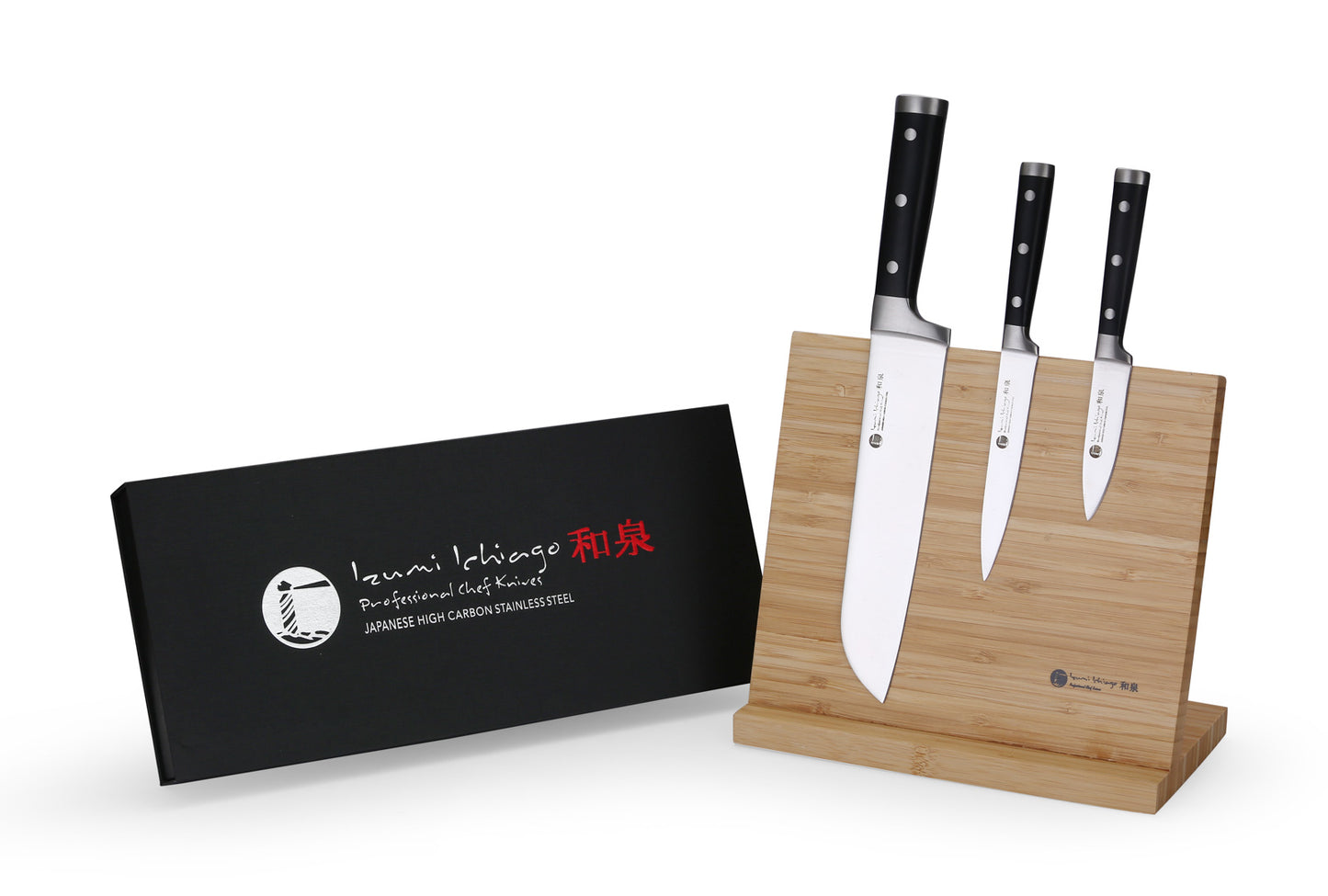 IZUMI ICHIAGO - 3-tlg. Santokumesser-Set "Professional Chef Knives"