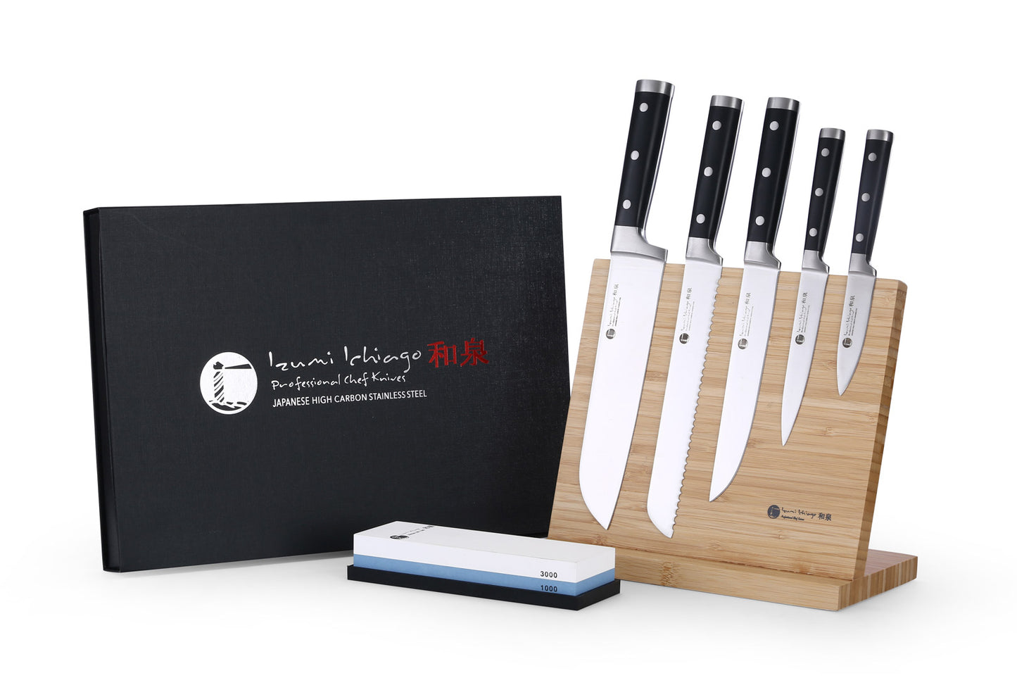 IZUMI ICHIAGO - 5-tlg. Santokumesser-Set "Professional Chef Knives"
