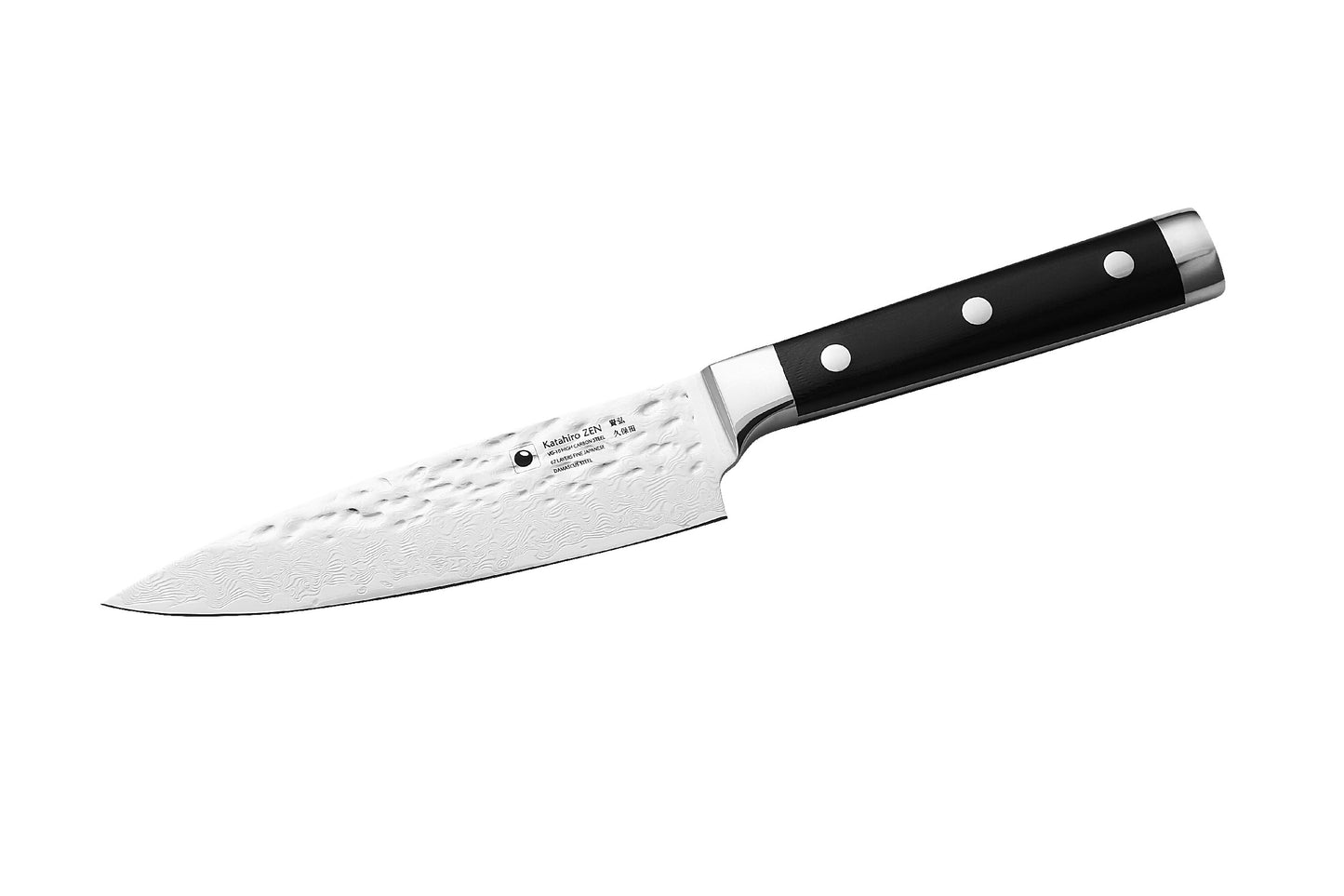KATAHIRO ZEN 3 er Kochmessers Hammerschlag Set