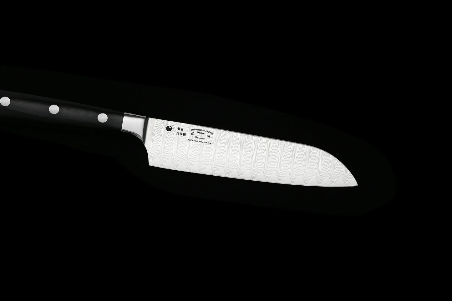 KATAHIRO ZEN Santoku Gemüsemesser aus 67 Lagen japanischem Leiterdamast - 5 inch