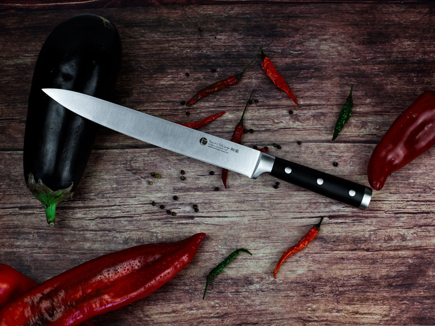 IZUMI ICHIAGO 9" SLICER KNIFE - Japanese High Carbon Steel